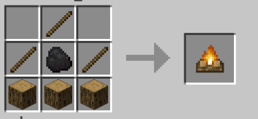 How to Make a Campfire in Minecraftle